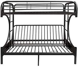 Khung Kim Loại Cơ Sở Futon Giường Tầng Twin Full White - Product Image 4