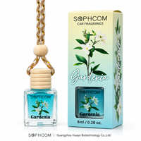 Diffuseur de parfum pour voiture suspendu, flacon en verre, bouchon en bois, style luxueux, parfum longue durée, élimination des odeurs, personnalisable, étiquette privée, OEM