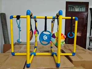 Suporte para Montagem de Tubos de PVC - Brinquedo Ecológico para Exercício e Treinamento de Cães e Gatos, Opção de Brinquedo Adicional para Combater o Tédio (Pacote Completo) - Product Image 6