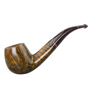 MUXIANG Wooden Tobacco Pipe 9mm Filter Freestyle Holmes Style Handmade Solid Wood Pipe for Men - Product Image 5