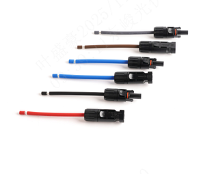 PNtech H1Z2Z2-K 1*4mm² Black Red Copper Conductor XLPO Insulation IP66 1/1.5KV <b>DC</b> Solar <b>Cable</b> 500m <b>Power</b> Connector - Product Image 4