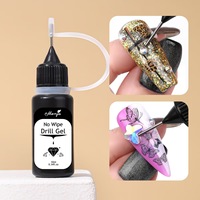 Adhésif professionnel pour ongles 10 ml, colle forte pour patchs d'ongles, accessoires décoratifs en strass et métal, produits DIY pour ongles