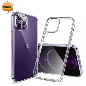 Transparent Clear Shockproof Tpu Bumper Phone Case Back Cover For Iphone 13 12 14 Pro Max Tpu Mobile Phone Case