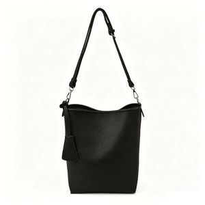 New Luxury Genuine Leather Mini Women'S <b>Handbag</b> Simple Fashion Woven Handle Soft Cowhide Ladies Crossbody Shoulder Bucket Bags - Product Image 4