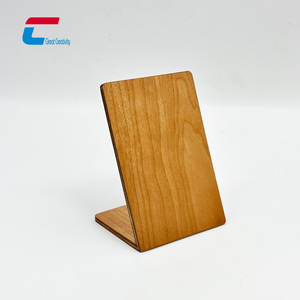 Nhà máy bán <span class=keywords><strong>New</strong></span> Coming NFC đứng A6 <span class=keywords><strong>Google</strong></span> bản đồ xem xét sinh thái thân thiện bằng gỗ mã QR đứng - Product Image 3