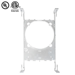 Plaque de <span class=keywords><strong>montage</strong></span> ronde extensible durable <span class=keywords><strong>pour</strong></span> nouvelle construction, 160 mm (6 po), avec barre de suspension et rebords - Product Image 1