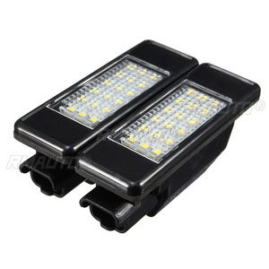 1 Paire de Lampes de Plaque d'Immatriculation Arrière de Voiture à 18 LED SMD 6000K pour Peugeot 106 207 307 308 pour CITROEN C3 C4 C5 C6 C8 - Product Image 1