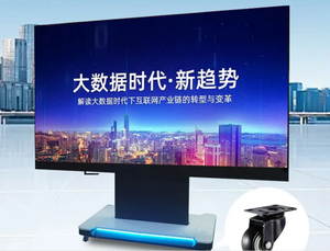 ป้ายดิจิทัลแบบพับได้อเนกประสงค์พร้อมไฟ LED สำหรับการประชุม ใช้สำหรับโฆษณา จอแสดงผล LED วิดีโอวอลล์ และการเล่นวิดีโอ - Product Image 2