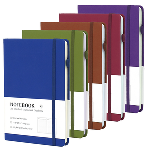 Chất lượng cao Máy tính xách tay biểu tượng tùy chỉnh A5 chấm Tạp Chí máy tính xách tay da bìa cứng khuyến mại máy tính xách tay với logo dập nổi - Product Image 1