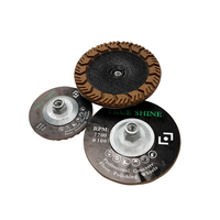 TRUE SHINE Meule diamantée en céramique de 7 pouces (5 mm) pour polissage à sec et meulage du béton, dureté moyenne, OEM