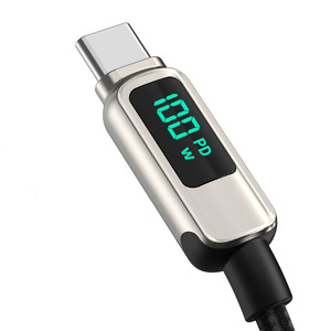 Câble de chargeur de téléphone <span class=keywords><strong>usbc</strong></span> 100w en alliage de zinc d'usine OEM - Product Image 3