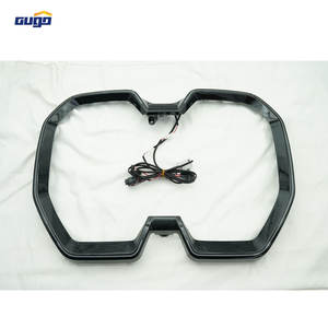 GUGO <span class=keywords><strong>2022</strong></span>-On pour <span class=keywords><strong>BMW</strong></span> IX Grille avant éclairée Noir brillant Plastique ABS Modification de voiture Nouveau produit - Product Image 2