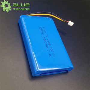 LP155590 7.4v 5ah 充電式リチウムポリマー電池 7.4v 5000mah リチウム電池パック - Product Image 2