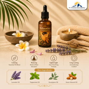 Suero Aromático Botánico de Lujo para Relajación y Aromaterapia, para Masajes de Spa - Product Image 3