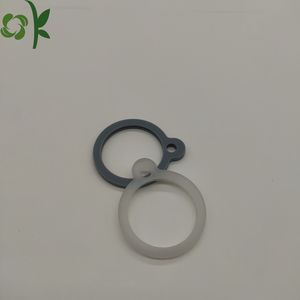 OKSILICONE 스팟 실리콘 라운드 개 애완 동물 태그 소음기 서클 id 태그 보호 커버 다채로운 고무 개 태그 커버 - Product Image 5