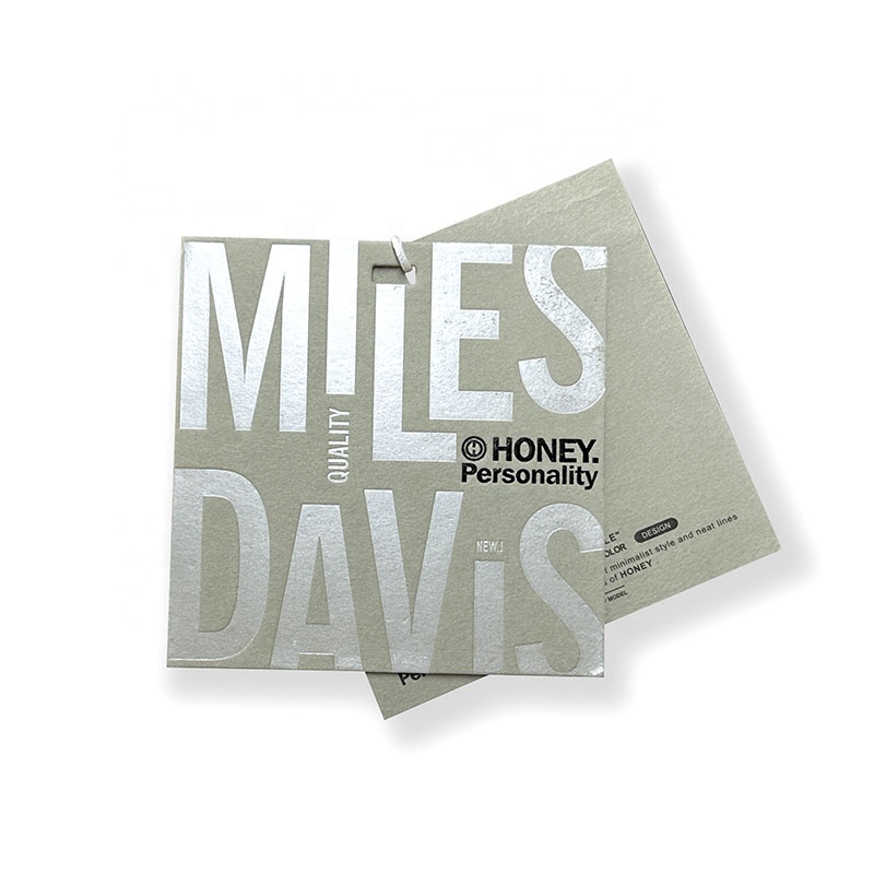 Unique Customized Hang Tag Clothes Labels hang Tags New Design Private Label Tag Clothing