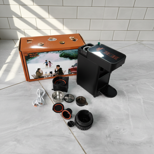 Machine à café portable 4-en-1 pour camping en plein air, compatible avec les capsules grandes tailles et le café moulu, vente en gros à prix réduit - Product Image 2