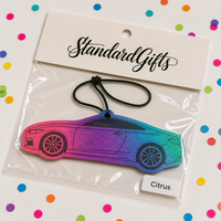 Désodorisant de voiture en papier découpé sur mesure, forme personnalisée, imprimé OEM, carte parfumée suspendue, vente en gros, cadeau parfumé personnalisé