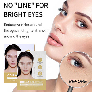 Masque pour les yeux hydratant au collagène 35g anti-rides en boîte pour le soin du contour des yeux - Product Image 2