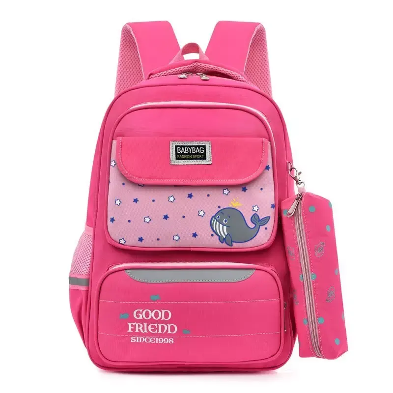 Marksman Factory Wholesale Cute School Bags Bookbag Multifunction Waterproof Kids Backpacks with Pencil Case