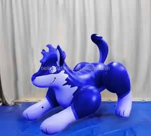 Beile şişme vinil mavi tilki hayvan bebek, PVC şişme hayvan SPH bebek, şişme hayvan <span class=keywords><strong>Sexly</strong></span> bebek modeli - Product Image 1