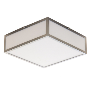 Holiday Inn-Lámpara <span class=keywords><strong>de</strong></span> techo para hotel, accesorio <span class=keywords><strong>de</strong></span> techo, moderno acabado plateado, Incluye un difusor <span class=keywords><strong>de</strong></span> acrílico esmerilado - Product Image 1