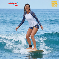 Ensemble 2 pièces de maillots de bain anti-UV UPF50+ respirants pour femmes, idéal pour le surf, personnalisable (OEM/ODM)