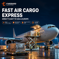 FirebirdContainer, agent de logistique et d'expédition de fret, DDP porte à porte, transport aérien international vers l'Italie