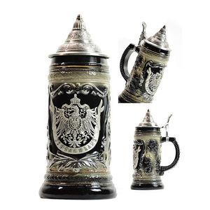Ceramica Tedesco Boccale di birra Con Coperchio, Bierkrug Bier Stein Tazza <span class=keywords><strong>Krug</strong></span> - Product Image 3