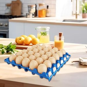 Plateau et caisse à œufs OEM en PP coloré, réutilisable, empilable, robuste, lavable, avec logo personnalisé pour l'élevage de volailles, le tri et l'expédition - Product Image 6