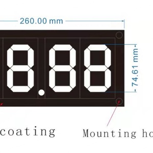 Panel de Visualización Digital Ajustable, Panel de Visualización de Precios, Panel de Visualización de Hora - Product Image 6