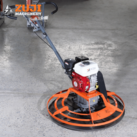 Benzinbetriebene Seitenpoliermaschine mit Motor & Getriebe für Betonkantenbearbeitung ZUJI ZJ90 150 U/min 5,5 PS 10 cm Arbeitsmenge