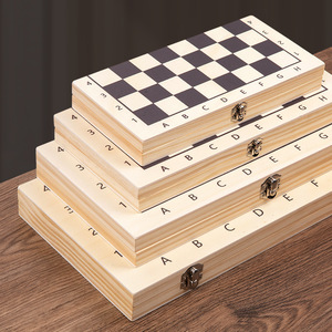 Exquisito juego de ajedrez de madera moderno personalizado, tablero plegable de Ajedrez de madera con piezas, juego de ajedrez para EvelIntelligence - Product Image 2