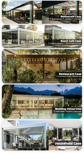 2026 gran oferta personalizado jardín Patio exterior 3*3/3*4/3*6m Louvre pérgola impermeable al aire libre aluminio pérgola con persianas Manual - Product Image 6