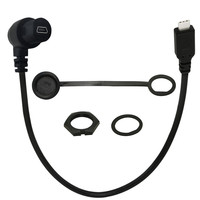 Câble USB-B Mini 5P à angle haut vers USB C type-c câble d'extension de panneau de données câble de Type C pour tableau de bord de moto de bateau de camion de voiture