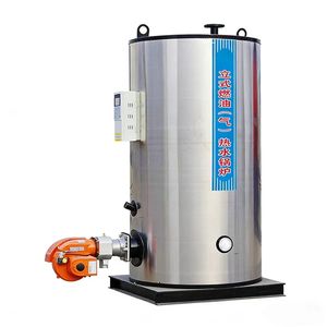 Chaudière à eau chaude atmosphérique à circulation naturelle verticale de qualité industrielle - Fonctionnement au mazout/gaz pour le chauffage des hôtels et des piscines - Product Image 1