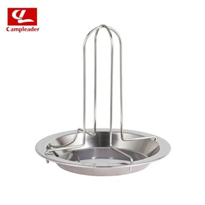 Asador de pollo de acero inoxidable con bandeja para asar al aire libre - Product Image 5