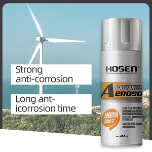 HOSEN Cold <b>Spray</b> Zinc (96% Zn in Dry Film) | High-Purity Flake Zinc <b>Primer</b> for Galvanizing Repair & Rust Protection - Product Image 1