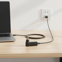 Adaptateur USB-C vers DC coudé pour port Type-C vers PD65W 2507 3011 35135 40135 4017 4817 pour ordinateurs portables et téléphones Type-C