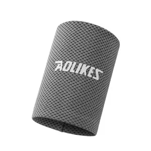 Aolikesアスレチックエクササイズリストサポートジムヨガスポーツ用スウェットバンドアイス冷却汗吸収リストブレース