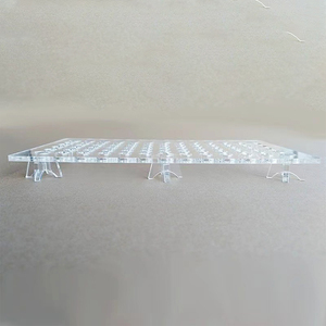 Aquarium dưới tấm lọc <span class=keywords><strong>Acrylic</strong></span> khô-ướt tách hộp hỗ trợ baffle tràn tấm Rack hiển thị cho hiệu quả tràn - Product Image 5