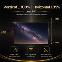 Nuevo Proyector Láser Triple 4K UHD C5 ProMax 2026, 3200lm, Cine en Casa 4K, Mini Proyector DLP Inteligente y Portátil para Cine en Casa