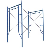 Échafaudage tubulaire pliable en acier galvanisé Q235 haute résistance avec une capacité de charge de 800 kg