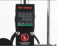 Machine de gaufrage en cuir PVC de bureau faite à la main estampage à chaud personnalisé machines de dorure 220V cuir numérique nouveau moteur boîte de vitesses