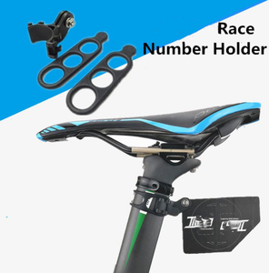 Soporte para Placa de Número de Carrera de Triatlón para <span class=keywords><strong>Bicicleta</strong></span>, para Tija de Sillín Trasera, Uso en Interiores, Soporte para Tarjetas de Ciclismo, Impermeable - Product Image 5