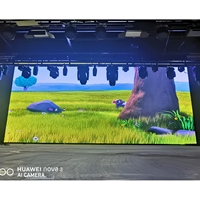 LED Modül P1.86 GOB 320x160mm Kavisli İç Mekan Ekranlar için Led Video Duvar Paneli