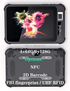 المصنع مباشرة 8 بوصة جهاز لوحي قوي يعمل بنظام أندرويد PC ، الصناعية سادة مع NFC قارئ شفرة التّعرّف ل حلول التعرف الآلي