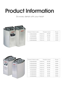 HARVIA New Model the Wall 4.5KW 6KW 8KW 9KW Dry Sauna <strong>Stove</strong> <strong>Heater</strong> HARVIA TheWall Home Use Sauna Room <strong>Heater</strong> - Product Image 6