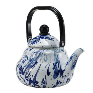 <span class=keywords><strong>Pichet</strong></span> à eau chaude en porcelaine <span class=keywords><strong>émaillé</strong></span>e épaisse en forme de café et théière à eau glacée - Product Image 1