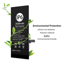 Batterie de téléphone portable de haute qualité pour iphone 5 5S 6 6S xr grande capacité 2200mAh pour iphone 8plus batteries pour téléphones mobiles